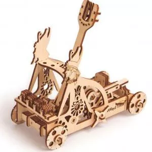 WoodTrick Puzzle 3D mecanic din lemn - Catapulta