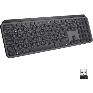 Logitech MX Keys Wireless Illuminated Keyboard layout UK (Negru) 920-009413