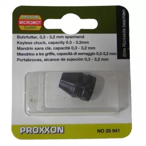 Proxxon Mandrina rapida cu 3 falci Micromot PRXN28941, O0.3-3.2 mm