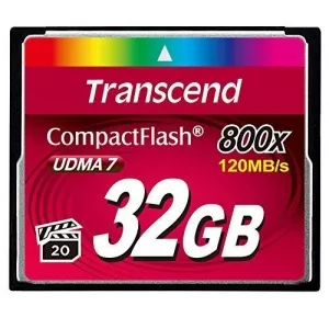 Transcend 32GB  800x CompactFlash (Premium) TS32GCF800