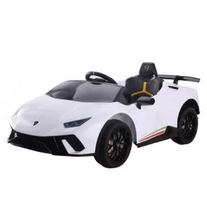 LEAN Toys Masinuta electrica Lamborghini Huracan Alb
