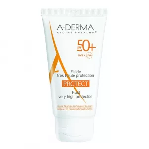 A-Derma Fluid protectie solara Protect AD SPF 50+ 40 ml