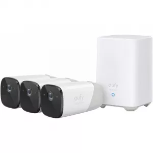 eufy Kit 3 x Cam 1 x AI HomeBase White T88423D2