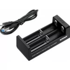 XTAR Incarcator baterii MC2 Li-Ion 2 x 18650 500 mA Negru
