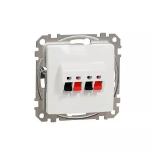 Schneider Electric Priza dubla difuzoare Sedna alb SDD111411