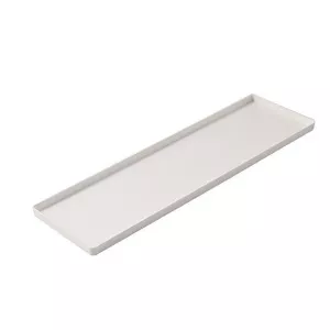 Silikomart Tavita Margini drepte, Plexiglas Alb, 39.55 x 11.9 x H 1.25 cm - Set 2 Buc
