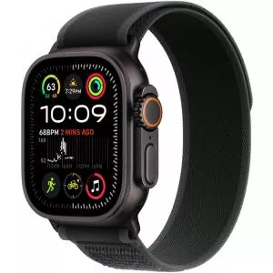 Apple Watch Ultra 2 Black with Black Trail Loop - M/L
