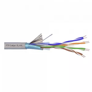 Elan Cablu FTP, cat 5E, CUPRU 100%, 305m ELN-FTP-5E-CU