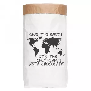 Really Nice Things Sac depozitare din hârtie reciclată Chocolate