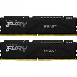 Kingston  32GB 6000MT/s DDR5 CL30 DIMM (Kit of 2) FURY Beast Black EXPO (KF560C30BBEK2-32)