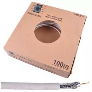 Cabletech Cablu coaxial cu ecranaj dublu KAB0017