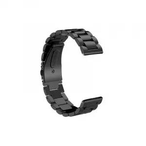 Very Dream Curea metalica compatibila Huawei Watch GT 2 Pro, telescoape Quick Release, Negru