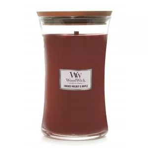WoodWick Lumânare parfumată in vază mare Smoked Walnut & Maple 609,5 g