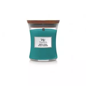 WoodWick Lumânare parfumată in vază medie Juniper & Spruce 275 g