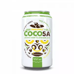 Diet-Food Apa de Cocos Naturala cu Ananas 330 ml