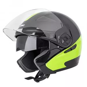 W-Tec Casca Moto Neikko Negru Fluorescent