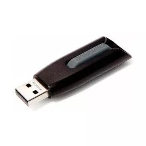 Verbatim PinStripe USB 3.0 Drive 128GB* - Black 49319