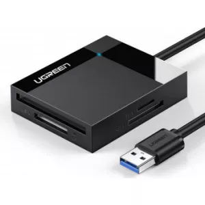 UGREEN Card reader CR125 4-In-1 USB 3.0 Negru