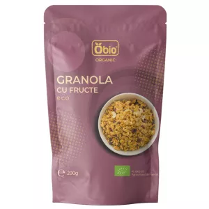 Obio Granola cu fructe bio 200g