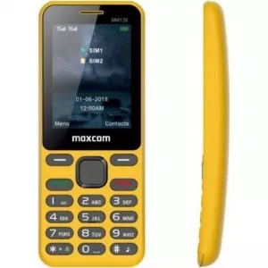 Maxcom MM139, Dual SIM, Yellow