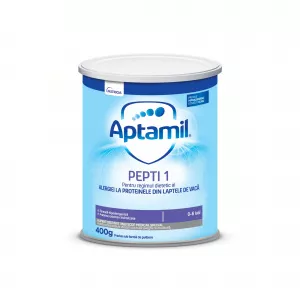 Aptamil Lapte praf Nutricia Pepti 1, 400gr, 0-6 luni,