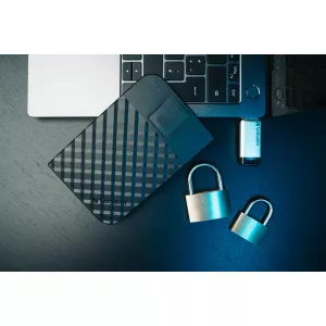 Verbatim Executive Fingerprint Secure Portable USB-C Hard Drive 1TB (53652)