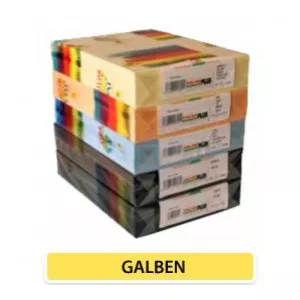 Daco Carton color 160 gr A4 Galben - 250 coli