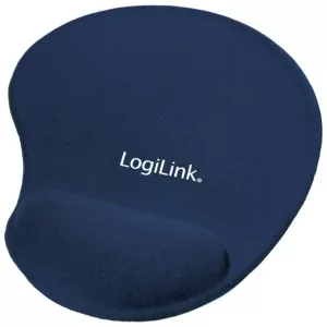 LogiLink Mousepad with GEL Wrist Rest Support blue  ID0027B