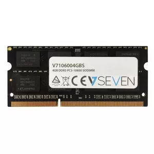 V7 4GB DDR3 PC3-10600 - 1333mhz SO DIMM Notebook Memory Module -V7106004GBS