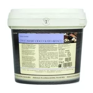 IRCA Glazura Termostabila Ciocolata Alba, Chocosmart Cioccolato Bianco, 5 Kg 1010198