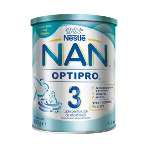 Nestle Formula lapte praf Nestle Optipro 3, 1-2 ani, 800 g