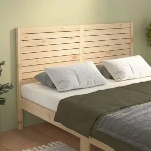 vidaXL Tăblie de pat, 126x4x100 cm, lemn masiv de pin 819010