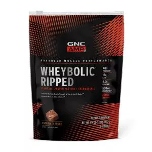 GNC Proteina din zer cu Ciocolata AMP Wheybolic Ripped, 493.2g