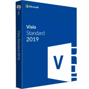 Microsoft Visio Standard 2019, Engleza, Medialess Retail D86-05829