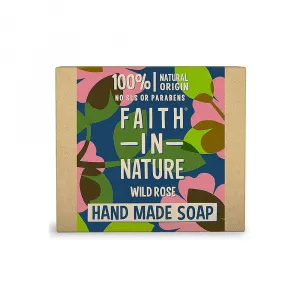 faith in nature Sapun Natural Solid cu Trandafir salbatic 100 gr