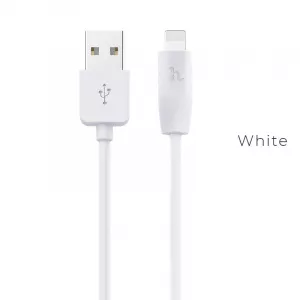 Hoco Cablu Lightning X1 3m WH