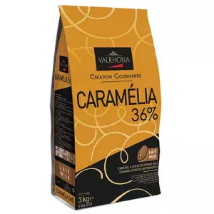 Valrhona Ciocolata Couverture Caramelia, cu Lapte, Calletes, 36% Cacao, 3Kg -