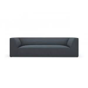 Micadoni Canapea 3 locuri, Ruby, BL, 232x93x69 cm, velur, albastru