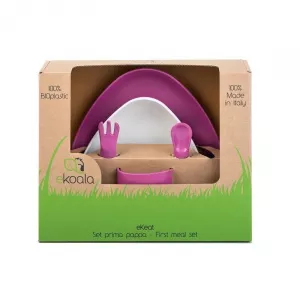 Ekoala Set de masa Girl Prima Pappa din Bioplastic