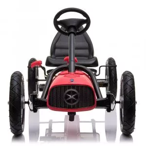 KidsCare Kart cu pedale si roti gonflabile Corssa Rosu