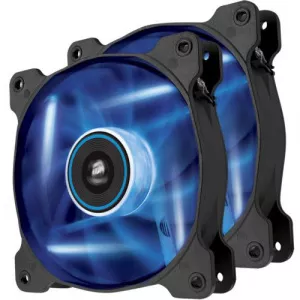Corsair CO-9050090-WW, 2 buc, 140 mm, LED Albastru (Negru)
