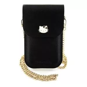 Hello Kitty Leather Metal Logo Chain 3666339190163