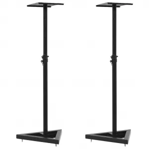 vidaXL Standuri pentru boxe și monitoare studio, 2 buc., negru, oțel 70083