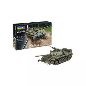 Revel Model Vehicul Militar - Tanc T-55A/Am With Kmt-6/Emt-5