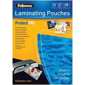 Fellowes A4 Glossy 175 Micron Laminating Pouch - 100 Pack 5308703