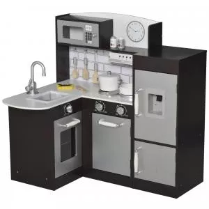 HomCom Bucatarie de jucarie cu accesorii, 86x64x84,5cm 350-079