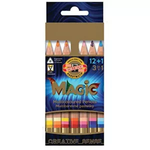 Koh-I-Noor Set 12 creioane triunghiulare NATUR MAGIC JUMBO