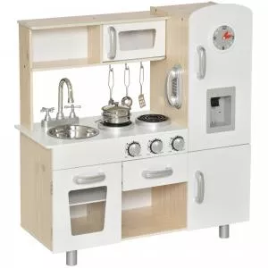 HomCom Bucatarie de jucarie, oale incluse, 74x30x81cm 350-082
