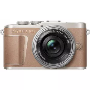 Olympus E-PL10 Pancake Zoom Kit Maro - Argintiu