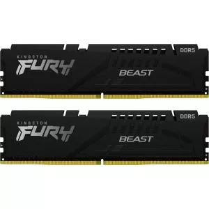 Kingston 64GB 6400MT/s DDR5 CL32 DIMM (Kit of 2) FURY Beast Black EXPO  KF564C32BBEK2-64